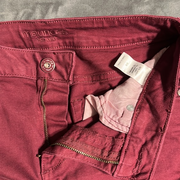 Maurice’s High Rise Maroon Jeans - Picture 3 of 3
